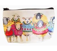 Harrods Happy Sheep with Sweaters Purse Cosmetic Bag Toiletry Bag Storage Bag Very Scarce Special Edition Eco-Friendly Souvenir Bank Card Holder Waterproof Coin Purse