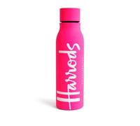 Harrods Logo Neon Pink Insulated Metal Water Bottle, 450ml