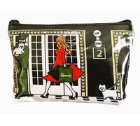 Harrods London Elevators & Westie Dog Vintage Rare Cosmetic Bag Toiletry Bag Storage Bag Very Scarce Special Edition Eco-Friendly Souvenir Bank Card Holder Waterproof Bag Coin Purse Sought After