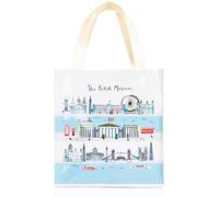 Harrods London The British Museum Vintage Small Tote Bag Shopping Bag Rare Special Edition Eco-friendly Souvenir Gift Bag Small Handbag Shopping Shoulder Bag & Sought After
