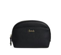 Harrods St James Vegan Leather Cosmetic Bag, Black