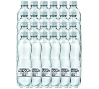 Harrogate Spring Sparkling Water 500ml x 24 Bottles | Natural Sparkling Spring Water Multipack | Crisp, Refreshing & Lightly Carbonated | Premium Bottled Water for Home, Office, Travel & Events