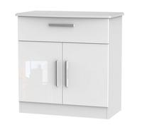 Harrow 1 Drawer 2 Door Sideboard (Ready Assembled) Ready Assembled 2 U White One Size