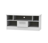 Ready Assembled 2 U Harrow 1 Drawer TV & Media Unit (Ready Assembled) in Mid Grey Ready Assembled 2 U Mid Grey