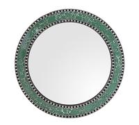 Harrow Decor Green Crackle Mosaic Mirror WM-050B, Size 24''
