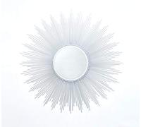 Harrow Decor Large Sunburst Mirror WM007-S, Dia 90cm in Silver Finish