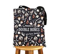 Harrow Inspired Tote Bag Gideon Fan Gifts Welcome To Double Bones With Doctor Skelebone Shoulder Bag (DOUBLE BONES UK)