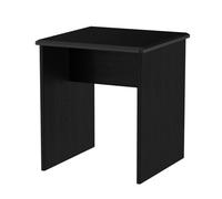 Welcome Furniture Ready Assembled Knightsbridge Lamp Table In Black Gloss, Black