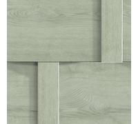 Harrow Weave Wood Panel Wallpaper Sage Green World Of Wallpaper 3106
