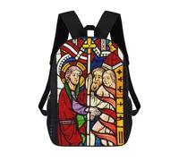 Harrowing of Hell Backpack, 3D Printed School Bag, School Lunch Bag, Travel Backpack, Friends Backpack, School Backpack for Girls And Boys 17inch
