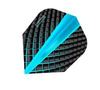 Harrows 100 Micron Quantum Dart Flights Set (Pack Of 3) Charcoal Grey/royal Blue (One Size)