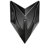 Harrows 100 Micron Velos Dart Flights in Black HARROWS Black
