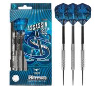 Harrows - Assassin 80% Tungsten Steel Tip Darts - Available in 21g to 26g