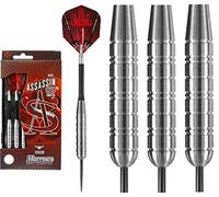 Harrows Assassin Darts - Steel Tip Tungsten - Made in England - Heavy - 36g