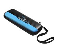 Harrows Dart Case Carbon ST Pro | Holds 3 Darts Fully Assembled and Accessories | Blue