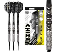 Harrows Chizzy 90% Softtip Tungsten Darts Series 4, Softtip Darts Set Available in 18g & 20g with Black Supergrip Carbon Shafts & Silica Flights | Ideal for Electronic Dartboards (18g)