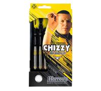 (Black, 24g) Harrows Dave Chisnall Chizzy Alloy Darts Black/Yellow