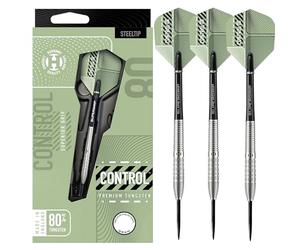 Harrows Control Tapered 80% Tungsten Steel Tip Darts Set (24, Grams)