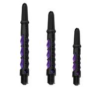 Harrows Dart Shafts Carbon ST Stems with Pyramid Rings, Tweenie, Purple