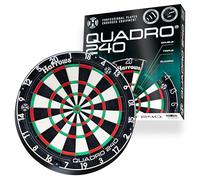 Harrows Dart Boards I Dartboard Official Size I Darts Board with Ultra Thin Knife Wire for Maximum Scoring I Compatible with Dart Board Stand, Dart Board Lighting, Dartboard Cabinet (Quadro)