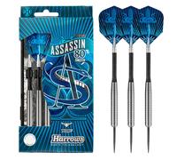 Harrows Darts Assassin Ringed 80% Tungsten - Steel Tip Darts 18G
