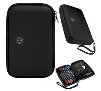 Harrows Darts Case Blaze Pro 6, Dart Holder, Holds 6 Darts, Protective EVA Material, Professional Darts Accessories, Holds 6 Darts Fully Assembled (Black)