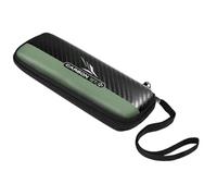 Harrows Darts Case Carbon ST Pro 3 Green | Darts Holder I Holds 3 Fully Assembled Darts | Protective EVA Material | Darts Accessories I