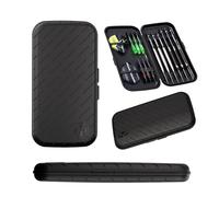 Harrows Darts Case Slim Case | The World's Smallest Lightest 6 Dart Case Darts Holder I Darts Case Holds 3 Darts & 6 Darts | Tough Hydrocarbon Construction I Holds 24pcs of Darts & Accessories (Black)