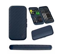 Harrows Darts Case Slim Case | The World's Smallest Lightest 6 Dart Case Darts Holder I Darts Case Holds 3 Darts & 6 Darts | Tough Hydrocarbon Construction I Holds 24pcs of Darts & Accessories (Blue)