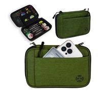 Harrows Darts Case | Smart Dart Case Darts Holder I Holds 3 or 6 Darts | Protective EVA Material with Fabric Finish | Professional Darts Accessories I Holds Darts Fully Assembled (Green)