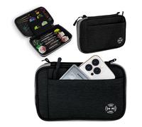 Harrows Darts Case | Smart Dart Case Darts Holder I Holds 3 or 6 Darts | Protective EVA Material with Fabric Finish | Professional Darts Accessories I Holds Darts Fully Assembled (Black, 6 Dart)
