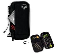 Harrows Darts Case | Smart Dart Case Darts Holder I Holds 3 or 6 Darts | Protective EVA Material with Fabric Finish | Professional Darts Accessories I Holds Darts Fully Assembled (3 Darts Black)