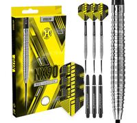 Harrows Darts Set - NX90 90% Tungsten Steel 23g - 25g Supergrip Shafts & Flights