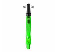 Harrows Darts Technology Carbon 360 Shafts, Rotating Carbon Top by Thor-Sports (midi, Green)