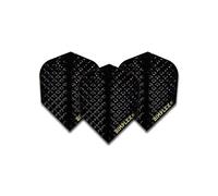 Harrows Darts Unisex Adult Flights Dimplex Black-4 Sets Black Classic
