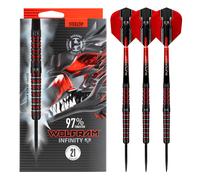 Harrows Darts Wolfram Infinity 97% Tungsten Darts - Steel Tip Darts 26g
