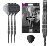 Harrows Dimplex Bomb & Tapered Darts Set I Professional Darts 90% Tungsten Steel Tip ALL Weights I 10pc Set with Black Dimplex Midi Shafts