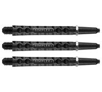 Harrows Dimplex Dart Shafts/Stems - Black - Medium - 1 Set (3 Stems)