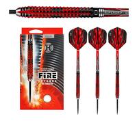 Harrows Fire Inferno Darts Set 21g - 26g gram Tungsten Red