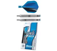 Harrows Genesis Tungsten Darts Set in Silver | Size: 25g HARROWS Silver 25g