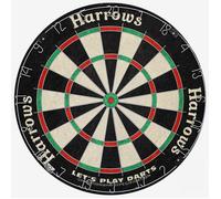 Harrows Dart Board Let’s Play Set, Dartboard Official Size I Contains 6 Darts I Compatible with Dart Board Stand, Lighting and Cabinet I 6 Darts Set with Board (Let's Play)