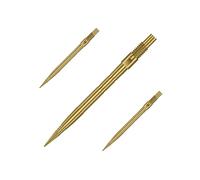 Harrows Micro Grip Quick Points - Precision CNC-Milled Dart Points with Enhanced Finger Grip & No-Break Design - Fast Swap Quick Point System (30mm, Gold)