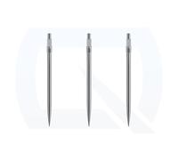 Harrows Quick Point Steel Tip Dart Points | Replacement Darts Tips in Black & Silver | 26mm, 30mm, 35mm, 40mm & 42mm | Compatible with QP System (Silver, 40MM)