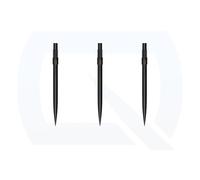 Harrows Quick Point Steel Tip Dart Points | Replacement Darts Tips in Black & Silver | 26mm, 30mm, 35mm, 40mm & 42mm | Compatible with QP System (Black, 30MM)