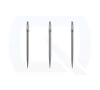 Harrows Quick Point Steel Tip Dart Points | Replacement Darts Tips in Black & Silver | 26mm, 30mm, 35mm, 40mm & 42mm | Compatible with QP System (Silver, 35MM)