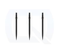 Harrows Quick Point Steel Tip Dart Points | Replacement Darts Tips in Black & Silver | 26mm, 30mm, 35mm, 40mm & 42mm | Compatible with QP System (Black, 35MM)