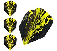 Harrows Rapide X Dart Flights - 100 Micron - Standard - 5 Sets (15) (Yellow)