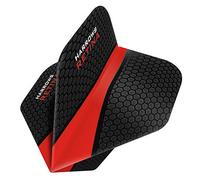 Harrows Retina | Premium Extra Strong 100 Micron Dart Flights in Standard No6 Shape, 5 Sets of 3 Flights, 15 Flights In Total, Red