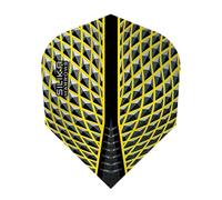 Harrows Silika Darts Flights No6 Standard - 5 sets per pack (15 flights in total) Made with Premium 100 Micron Material (Yellow)