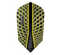 Harrows Silika Darts Flights Slim - 5 sets per pack (15 flights in total) (Yellow)